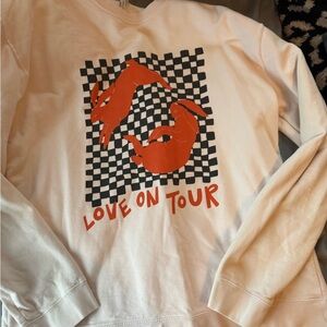 harry styles love on tour concert crewneck